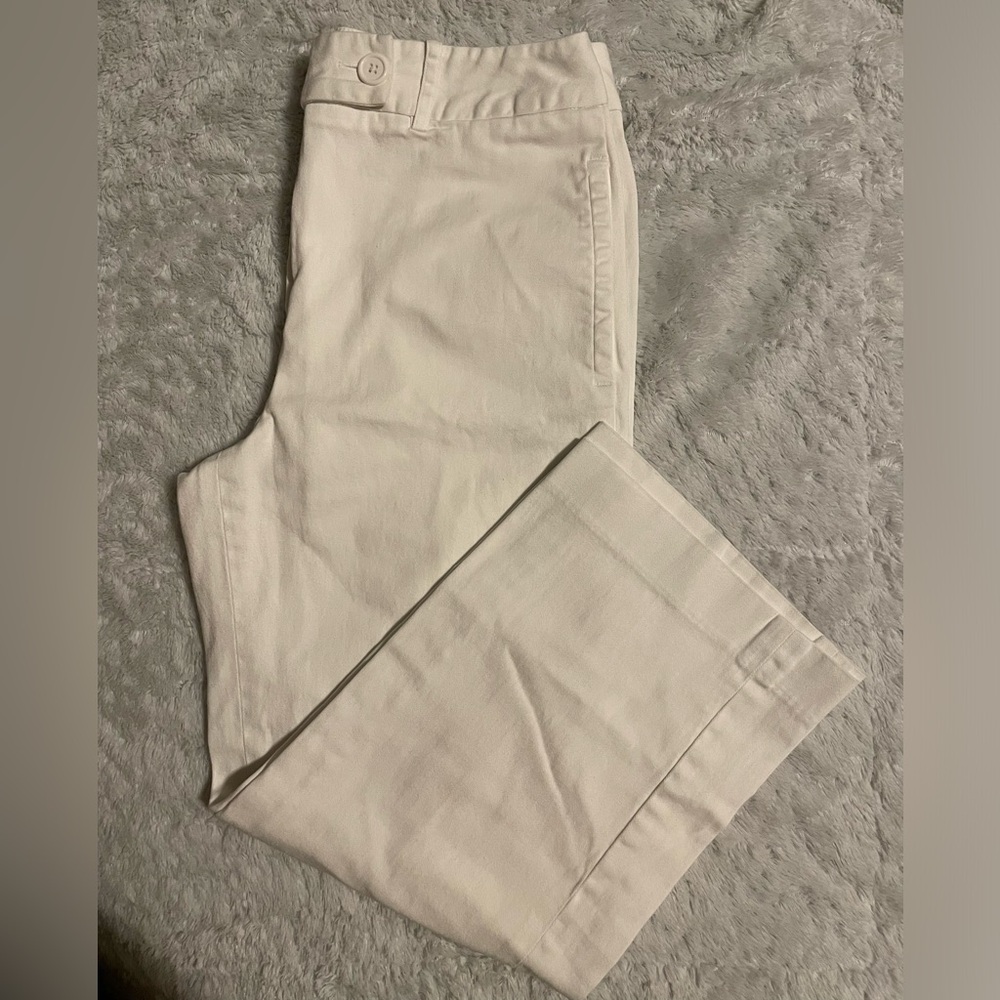 Larry Levine Stretch 3 Pocket Wide Leg Capri Pants